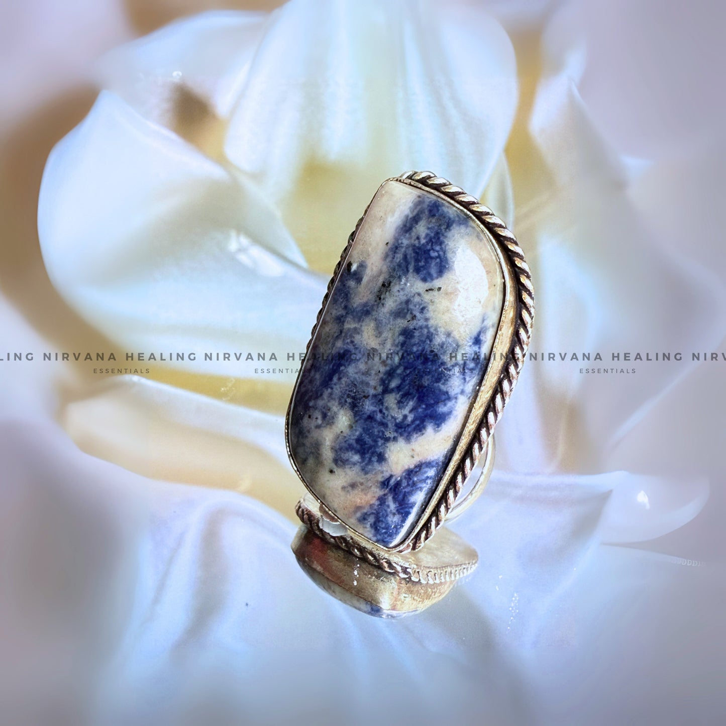 LAPIS LAZULI RING (Communication, Truth, Ease Of Expression And Wisdom) image 1