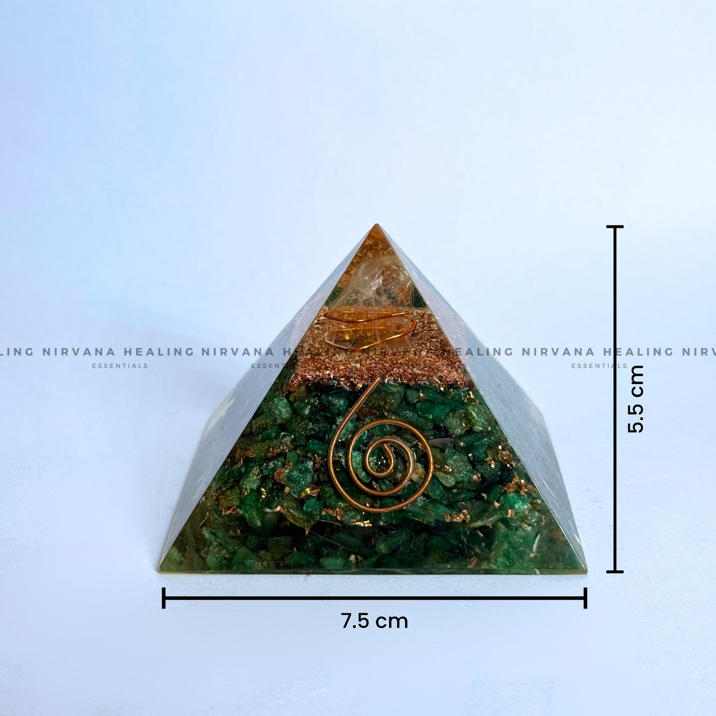 GREEN AVENTURINE PYRAMID (Luck, Money, Abundance, Career And Growth).  image 2