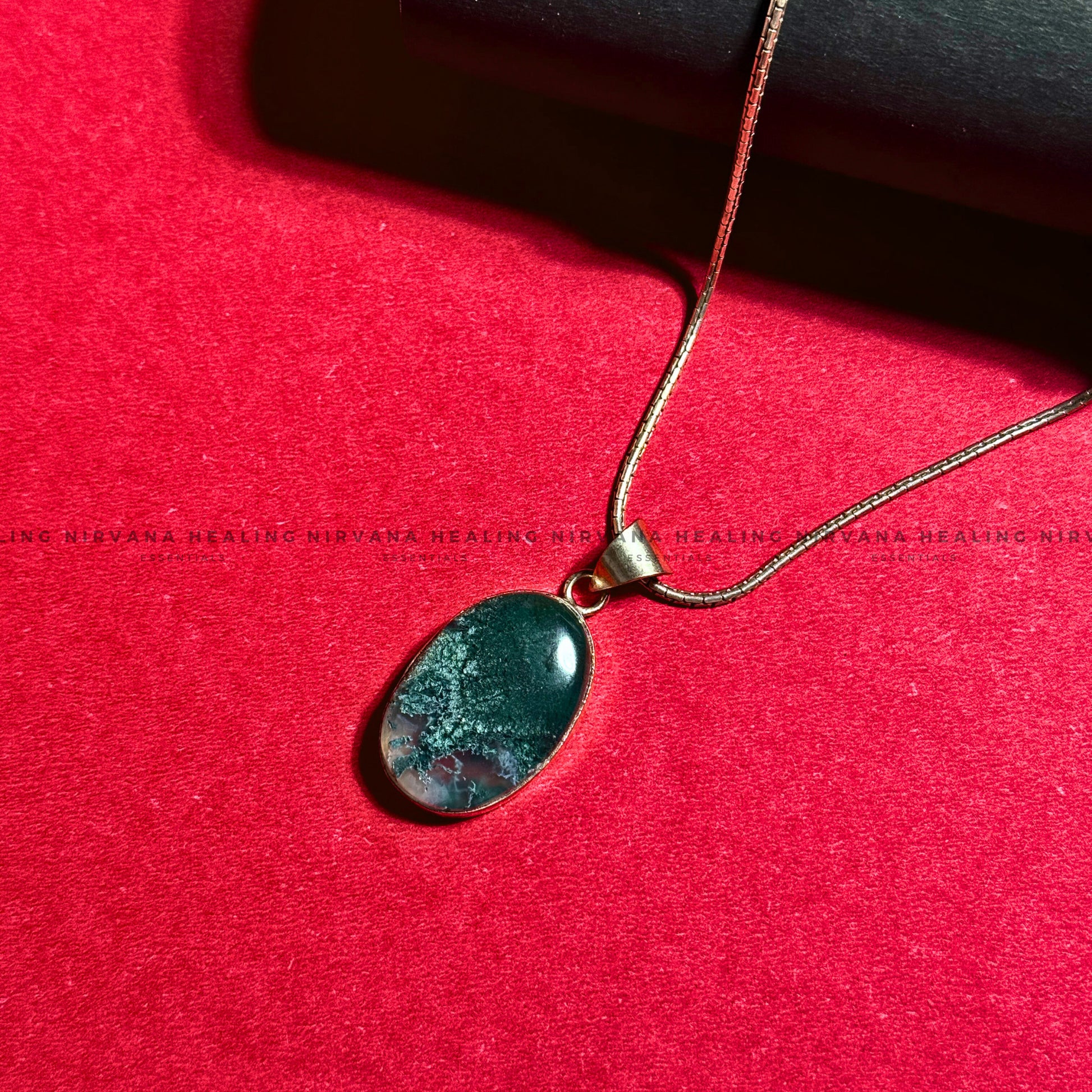 BLACK TOURMALINE OVAL PENDANT (Protection, Grounding, Shielding And Growth) image 2