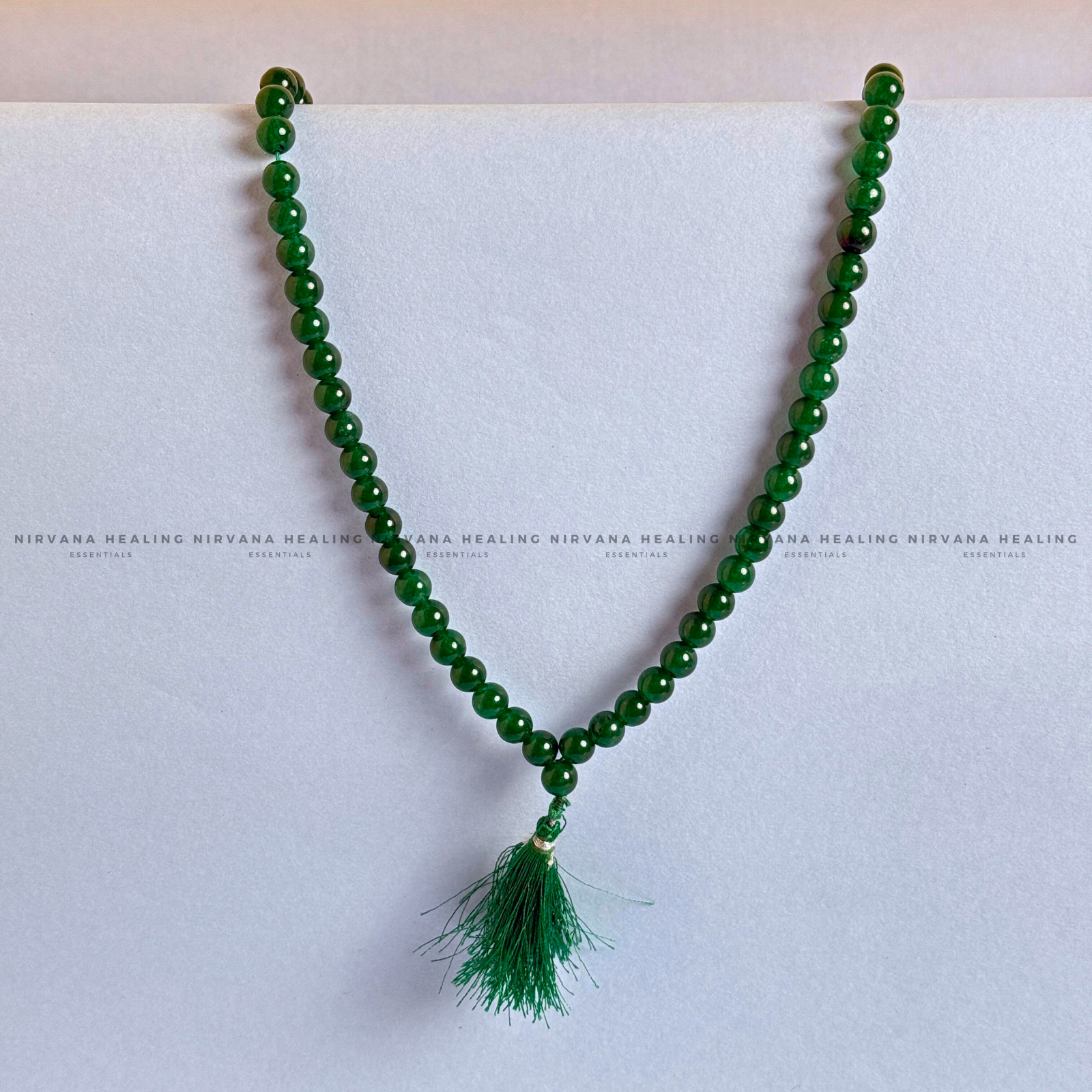 GREEN AVENTURINE MALA (Luck, Money, Abundance, Career And Growth) image 3