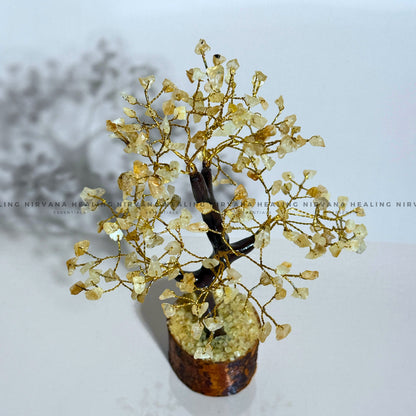 CITRINE CRYSTAL TREE Approx 100 Beads (Abundance, Creativity, Success And Confidence) image 2