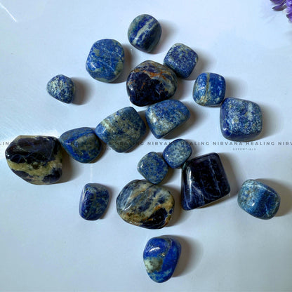 LAPIS LAZULI TUMBLE STONES (Communication, Truth, Ease Of Expression And Wisdom) image 2
