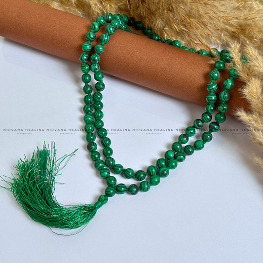 MALACHITE MALA (Transformation, Pain Reliever And Emotional Healing) image 0