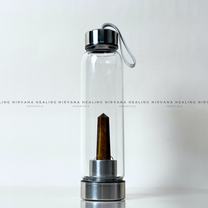 TIGER EYE INFUSED CRYSTAL ELIXIR BOTTLE (Bold, Courage, Willpower And Strength). image 6
