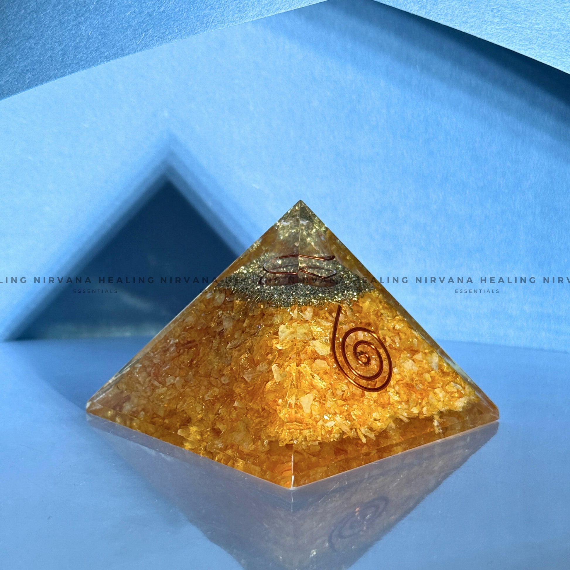 YELLOW AVENTURINE PYRAMID (Joy, Leadership, Empowerment) image 4