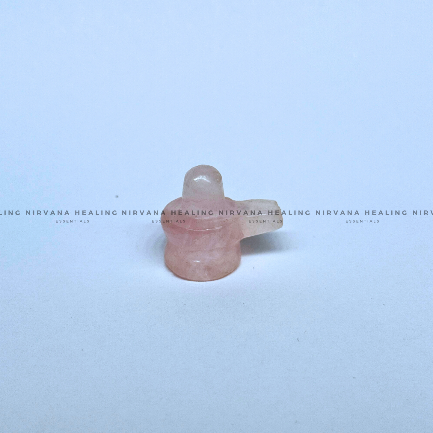 ROSE QUARTZ SHIVLING (1 Inch) (Love, Romance, Relationship, Emotion And Balance) image 2