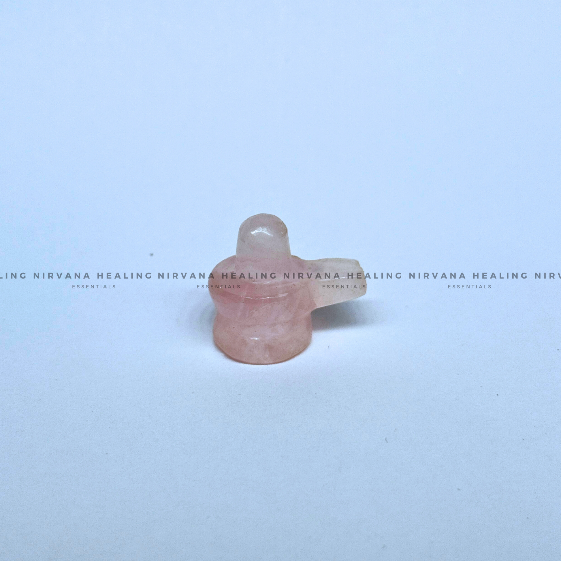 ROSE QUARTZ SHIVLING (1 Inch) (Love, Romance, Relationship, Emotion And Balance) image 2