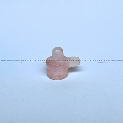 ROSE QUARTZ SHIVLING (1 Inch) (Love, Romance, Relationship, Emotion And Balance) image 2