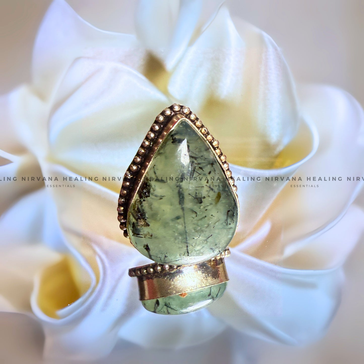 LEBROLITE DIAMOND SHAPED RING (Stone of Magic, Protection And Transformation) image 2