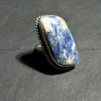LAPIS LAZULI RING (Communication, Truth, Ease Of Expression And Wisdom) image 2