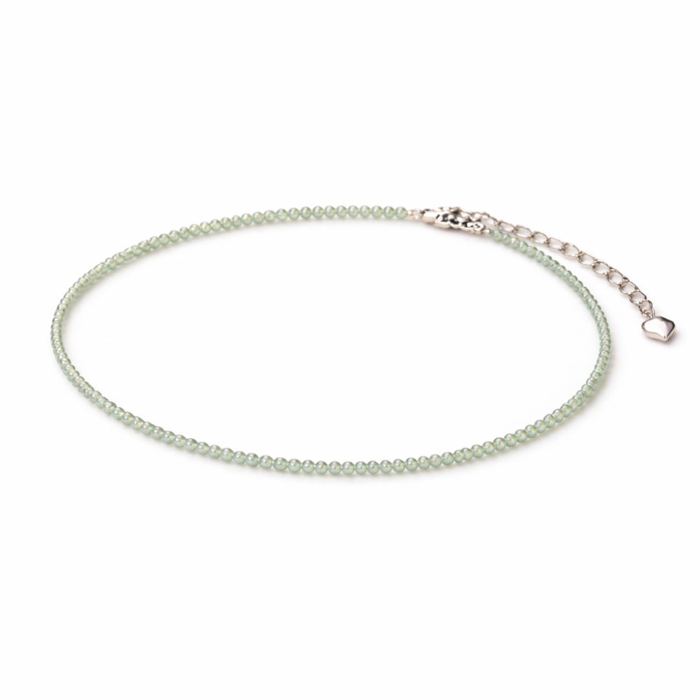GREEN AGATE ANKLET - Balance, Calmness, Emotional Stability image 2