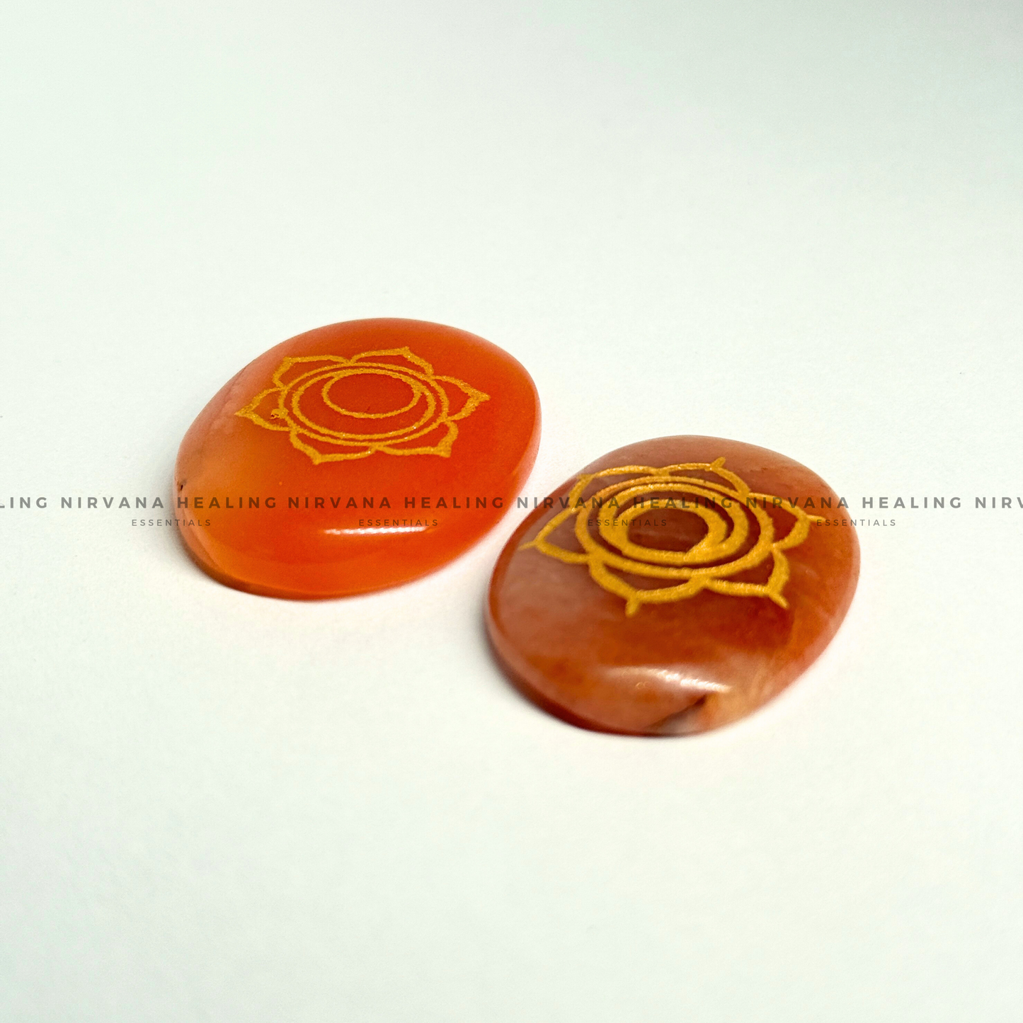 SACRAL CHAKRA RED CARNELIAN ZIBU COIN (Creativity, Courage, Passion And Stamina) image 4