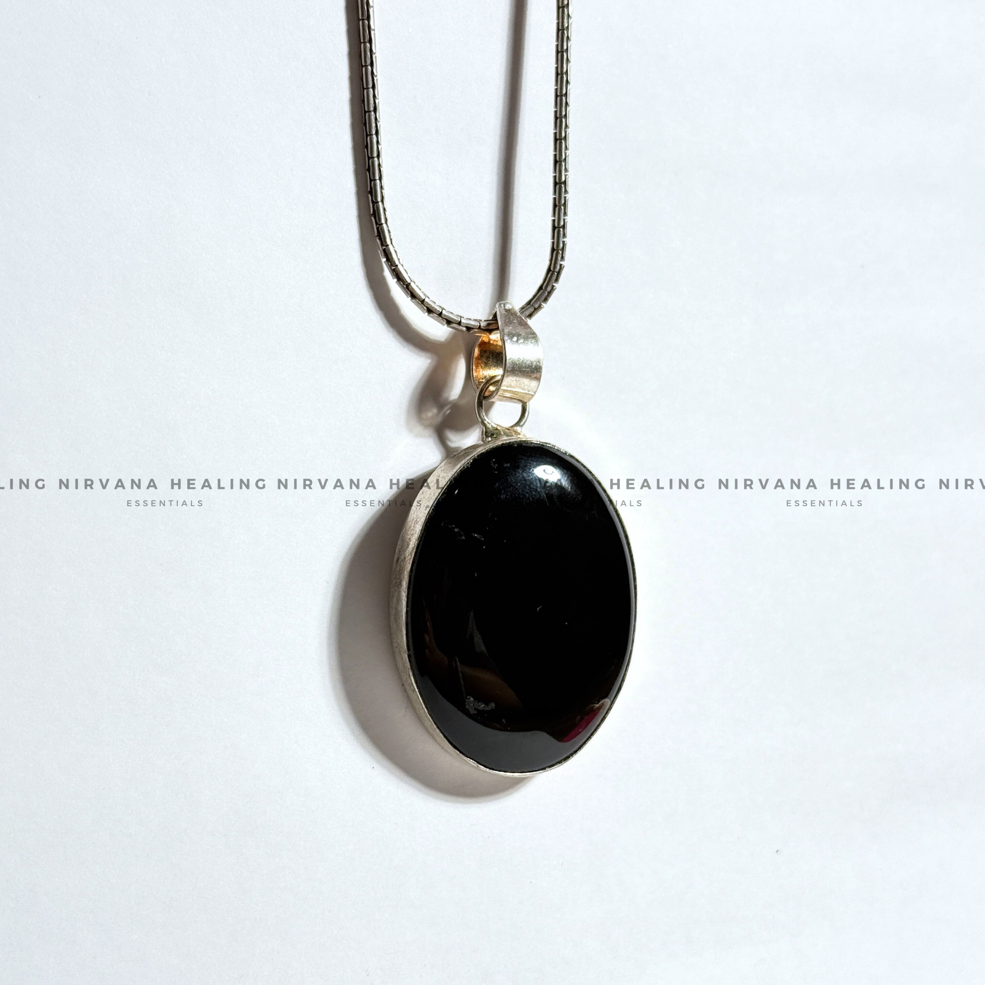 BLACK AGATE PENDANT (Grounding, Protection, Success And Courage) image 2