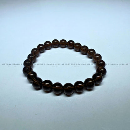GARNET ROUND BEADED BRACELET (Commitment, Passion, Grounding, Courage) image 2