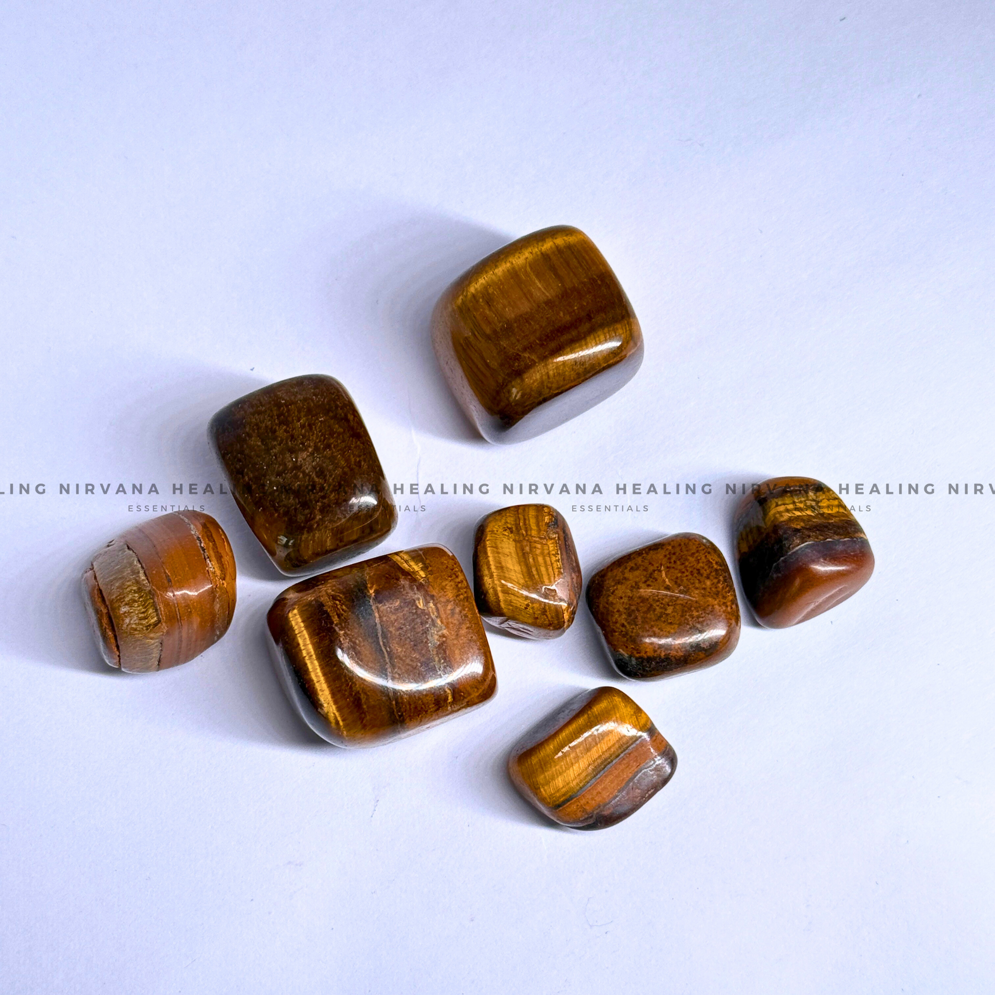 TIGER EYE TUMBLE STONES (Bold, Courage, Willpower And Strength). image 4