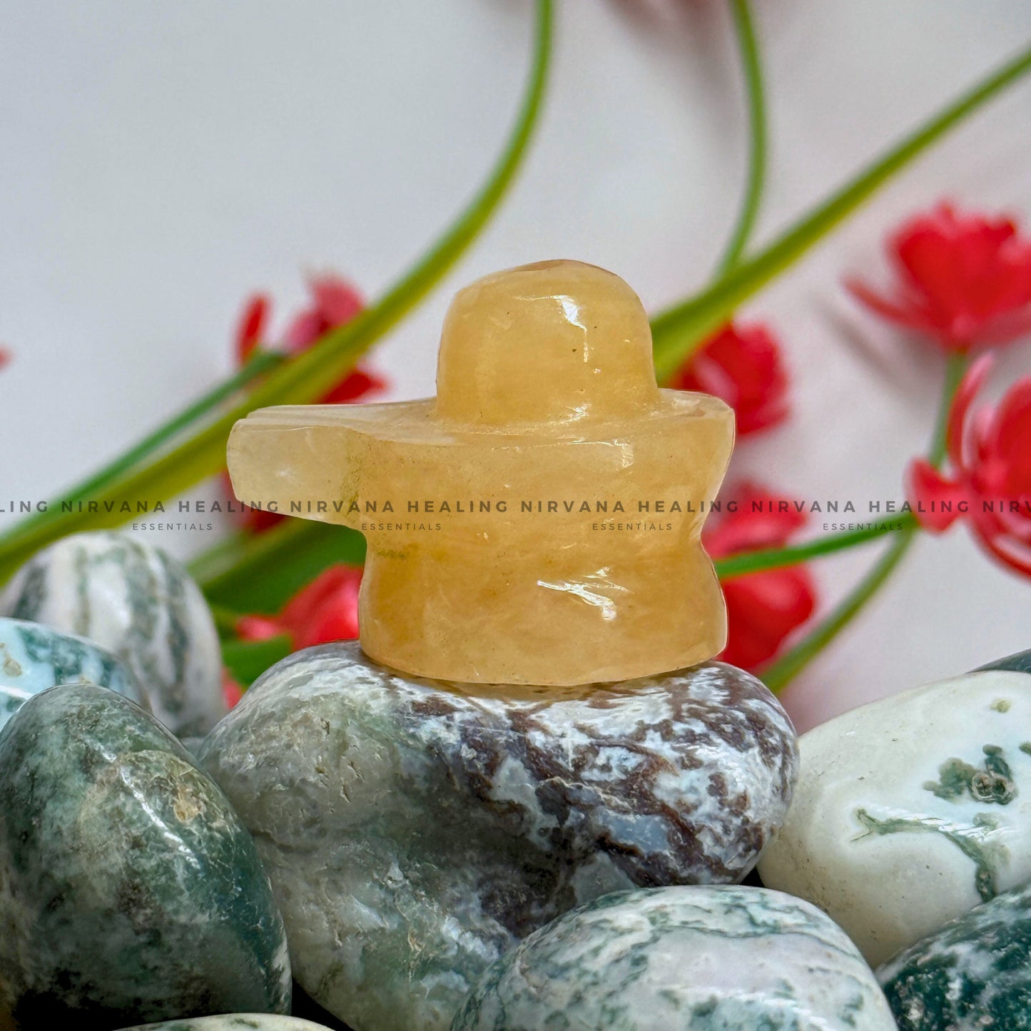 CITRINE SHIVLING (1 Inch) (Abundance, Creativity, Success And Confidence)  image 5