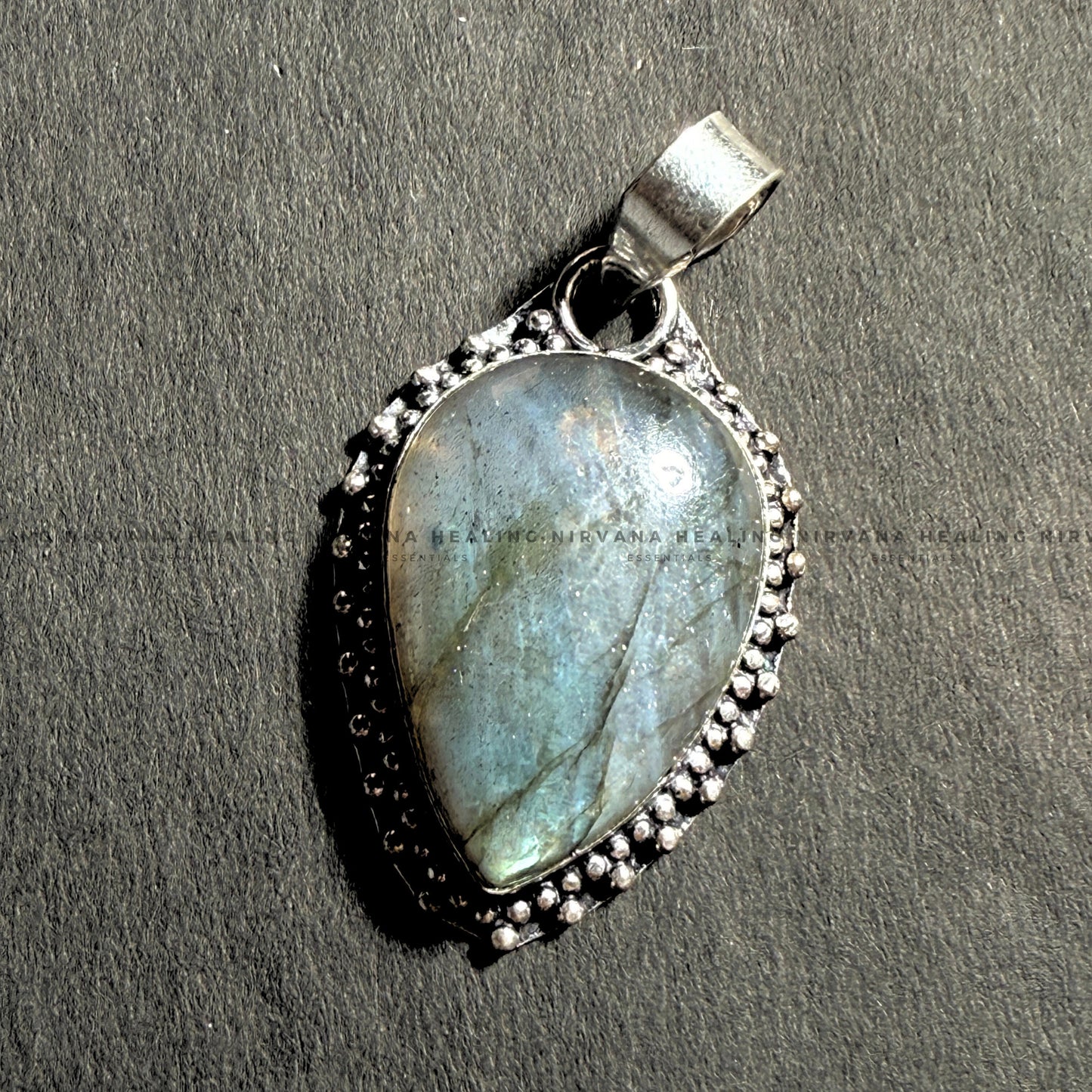 LABRADORITE CRYSTAL DESIGNER PENDANT (Intuition, Inner Power And Transformation).    image 2