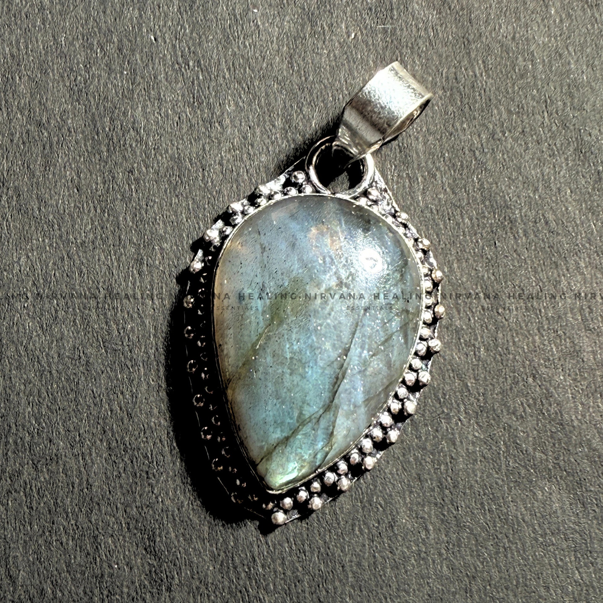 LABRADORITE CRYSTAL DESIGNER PENDANT (Intuition, Inner Power And Transformation).    image 2