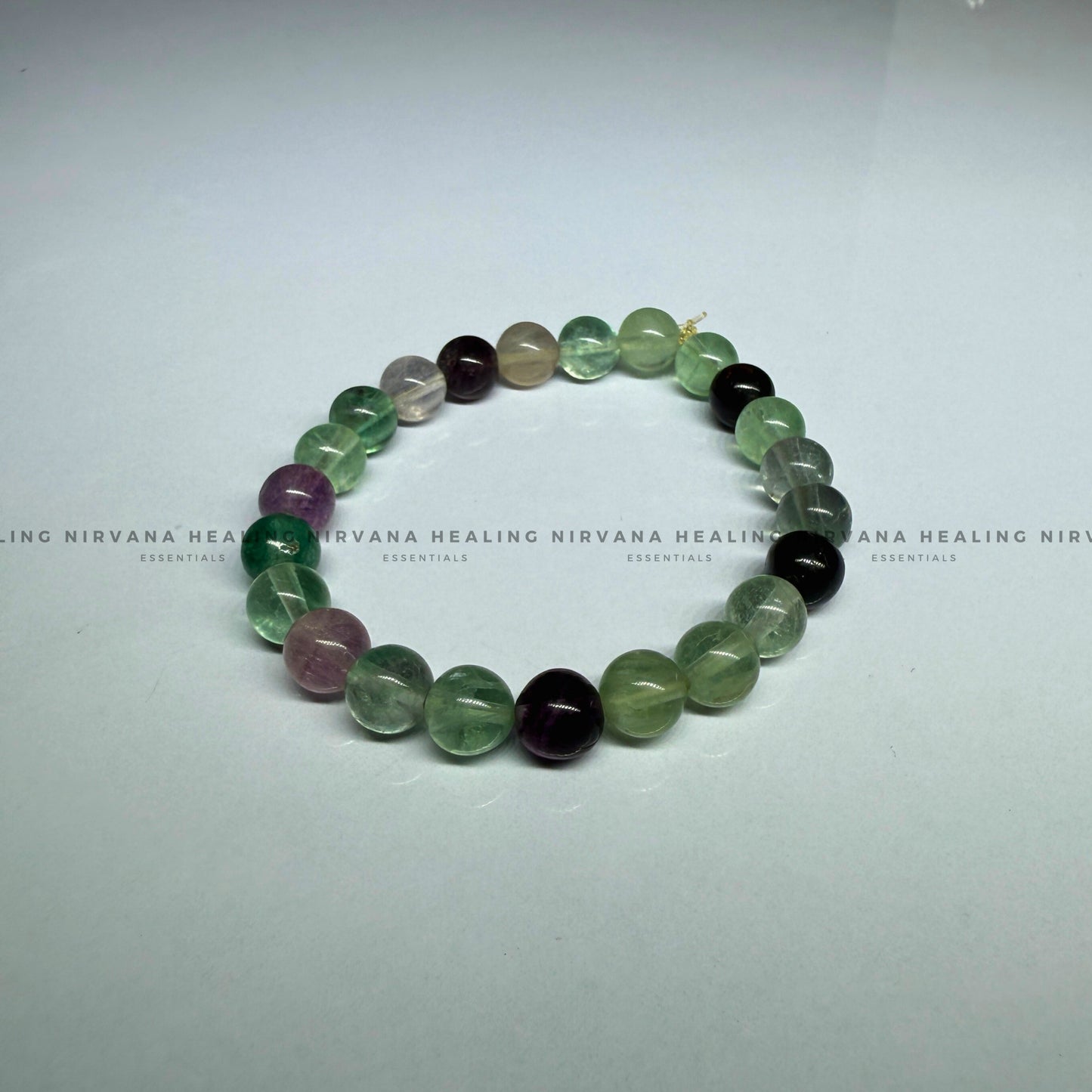 FLUORITE ROUND BEADED BRACELET (Concentration, Clarity, Memory And Studies). image 3