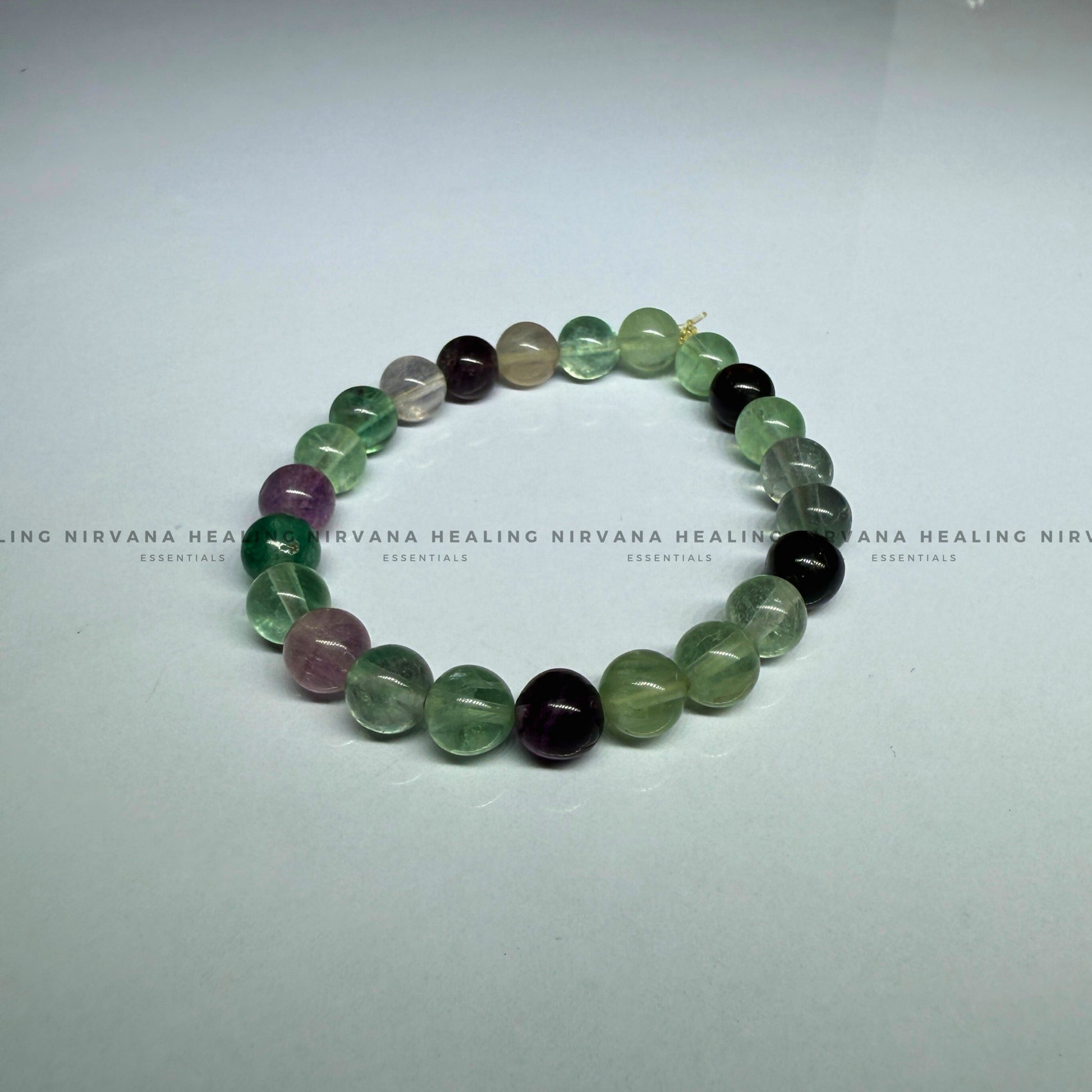 FLUORITE ROUND BEADED BRACELET (Concentration, Clarity, Memory And Studies). image 3