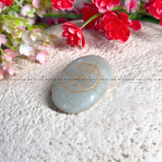 GREEN AVENTURINE ABUNDANCE ZIBU COIN (Luck, Money, Abundance, Career And Growth). image 0