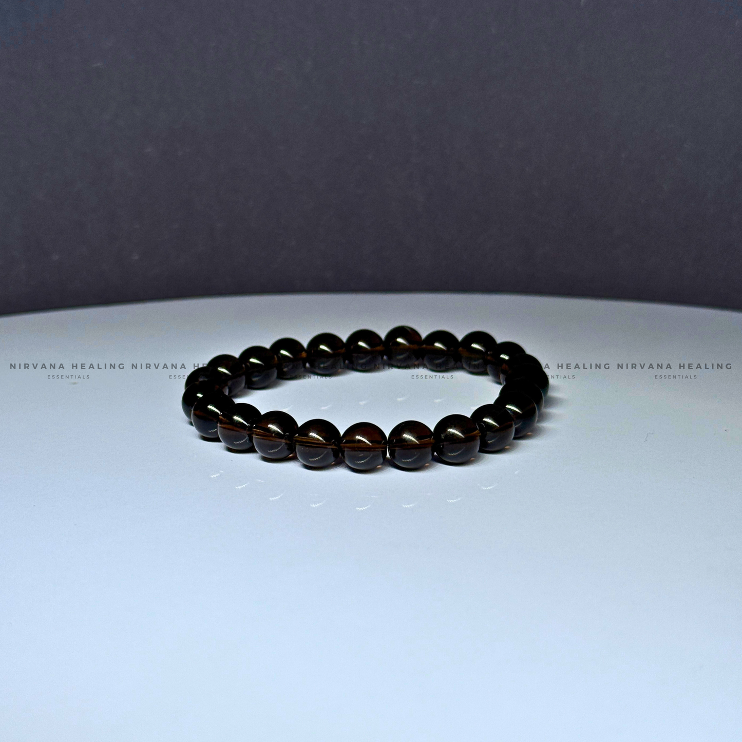GARNET ROUND BEADED BRACELET (Commitment, Passion, Grounding, Courage) image 1