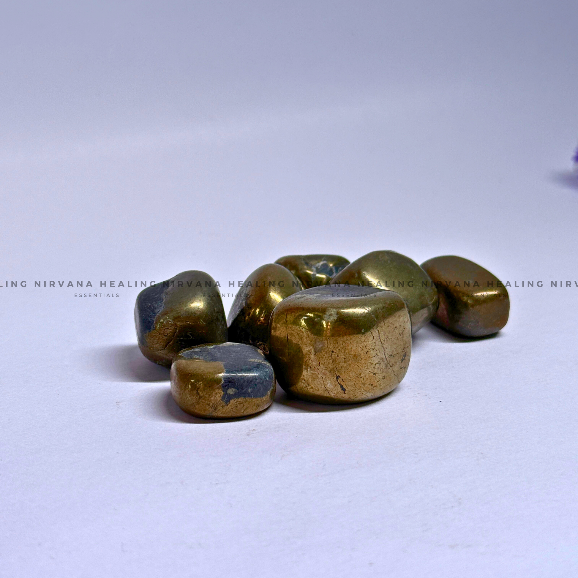 PYRITE TUMBLE STONES (Money Magnet, Prosperity, Fame And Abundance). image 4