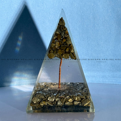 PYRITE PYRAMID (Money Magnet, Prosperity, Fame, Abundance). image 6