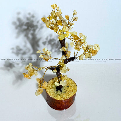 CITRINE CRYSTAL TREE (SMALL) Approx 100 Beads (Abundance, Creativity, Success And Confidence). image 3