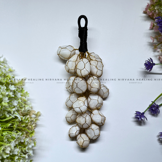 WHITE MARBLE FOR GROUNDING HANGING (Marble White Purity, Focus And Divine Connection)  image 0