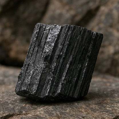 RAW BLACK TOURMALINE CLUSTER (Protection, Grounding, Shielding And Growth) image 1