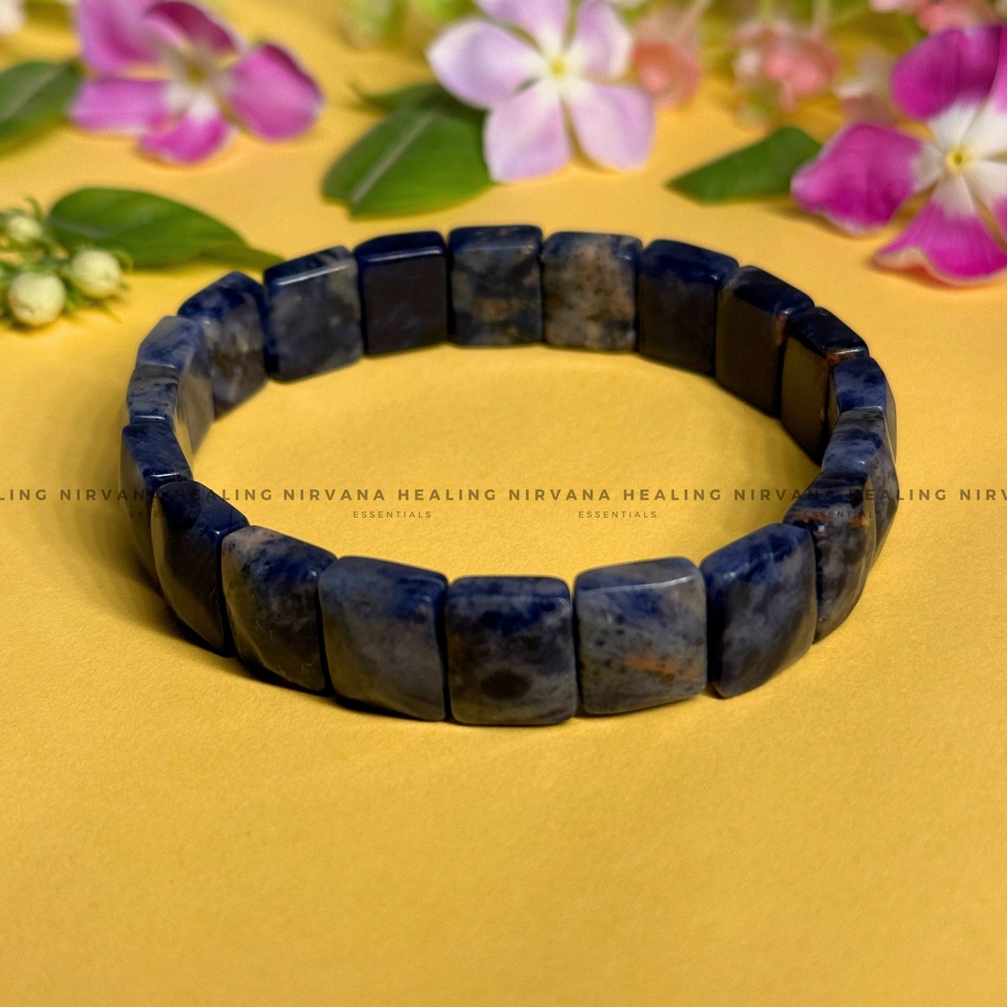 LAPIS LAZULI PYRAMID BRACELET (Communication, Truth, Ease Of Expression And Wisdom) image 0
