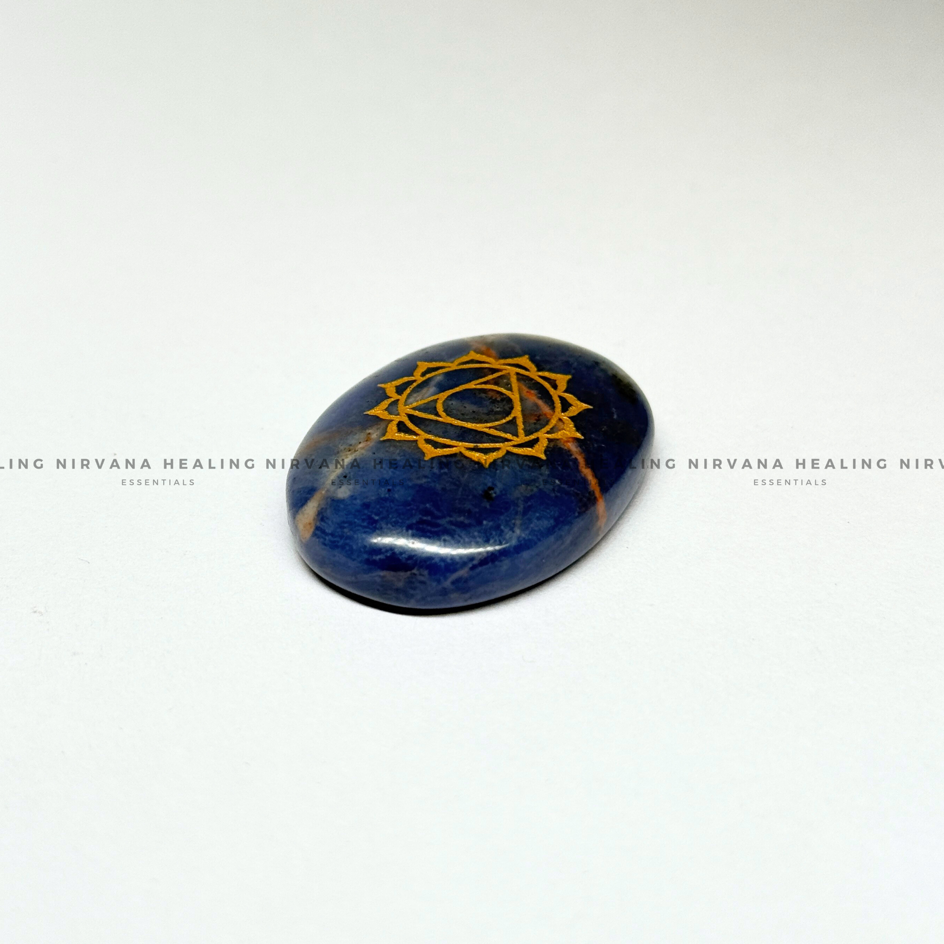 VISHUDI CHAKRA LAPIS LAZULI ZIBU COIN (Communication, Truth, Ease Of Expression And Wisdom) image 2