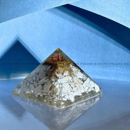 HOWLITE PYRAMID (Peace, Sleep, Patience And Spiritual Awakening) image 4