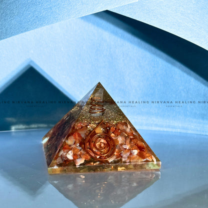 RED CARNELIAN PYRAMID (Creativity, Courage, Passion And Stamina) image 5