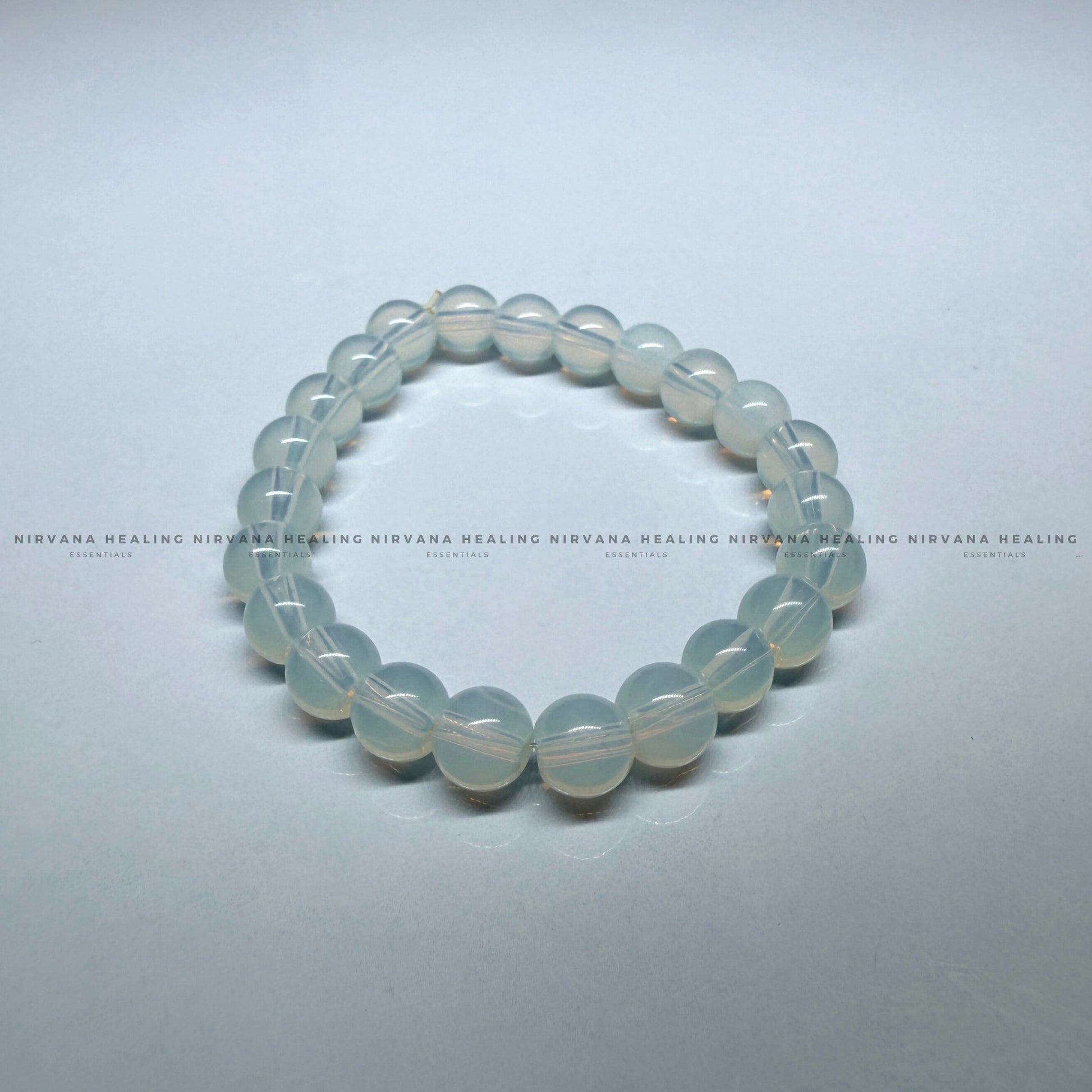 OPALITE ROUND BEADED BRACELET (Balance, Enhance Psychic Abilities, Serenity And Transformation) image 2