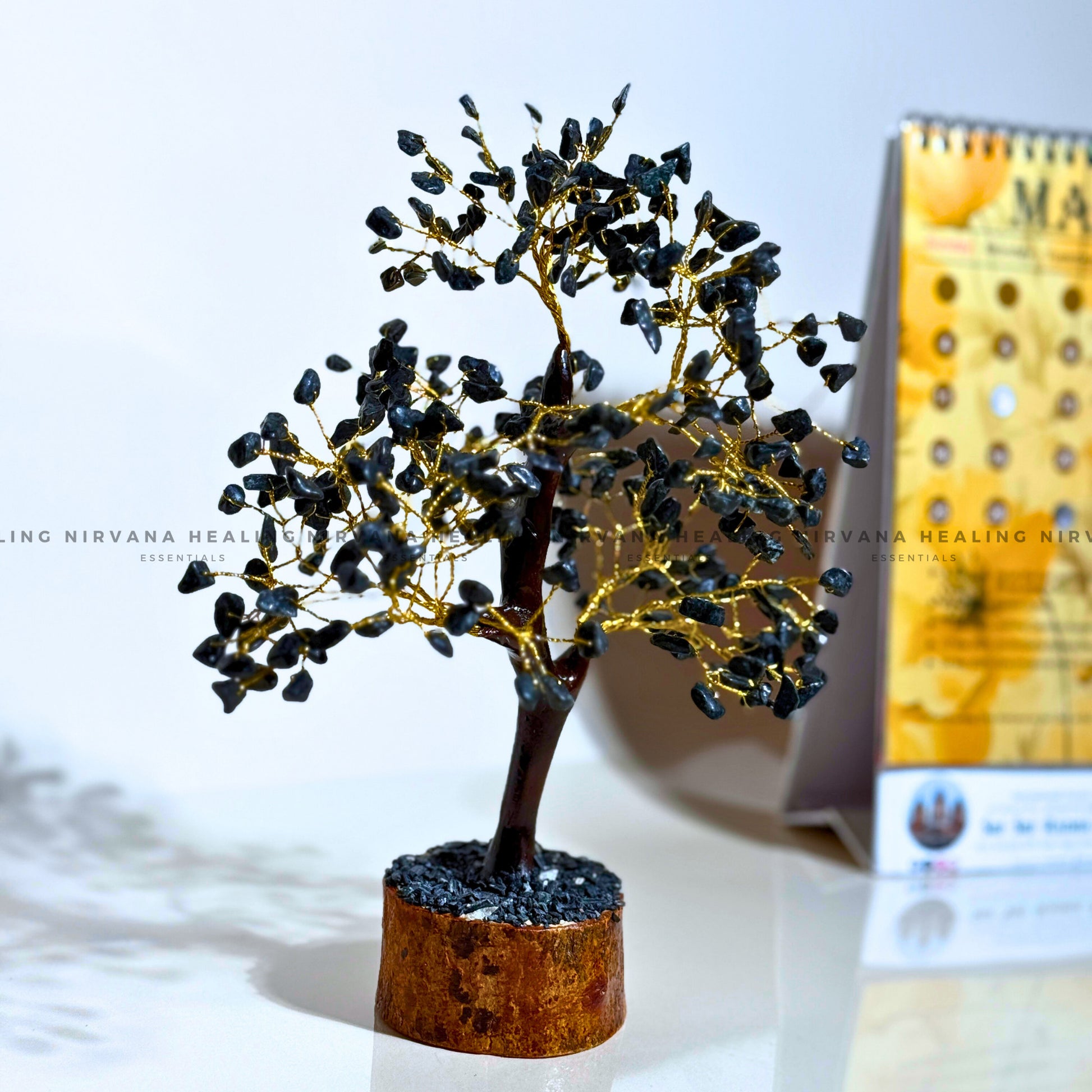 BLACK TOURMALINE TREE Approx 300 Beads (Protection, Grounding, Shielding And Growth) image 4