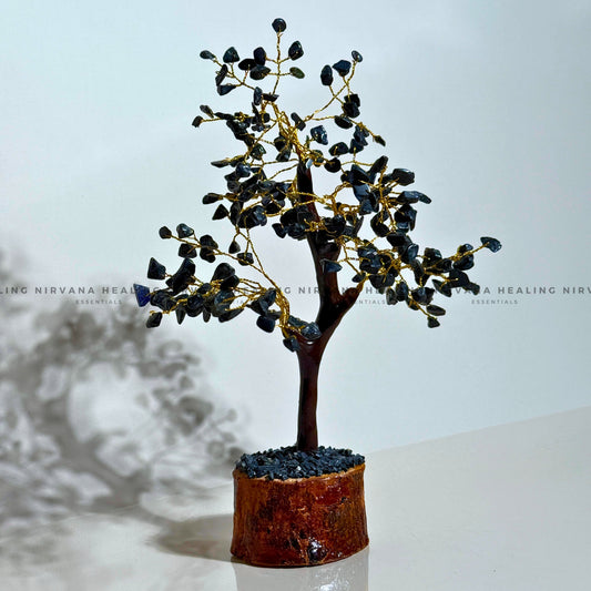 BLACK TOURMALINE TREE Approx 300 Beads (Protection, Grounding, Shielding And Growth) image 0