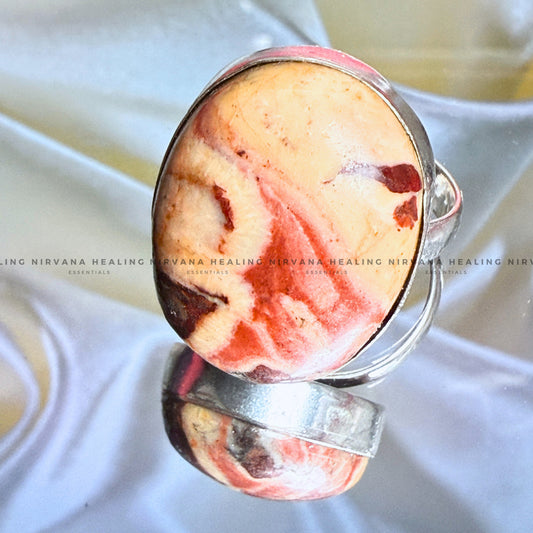 YELLOW PICASSO ROUND RING ( Creativity, Grounding, Transformation And Expression) image 1