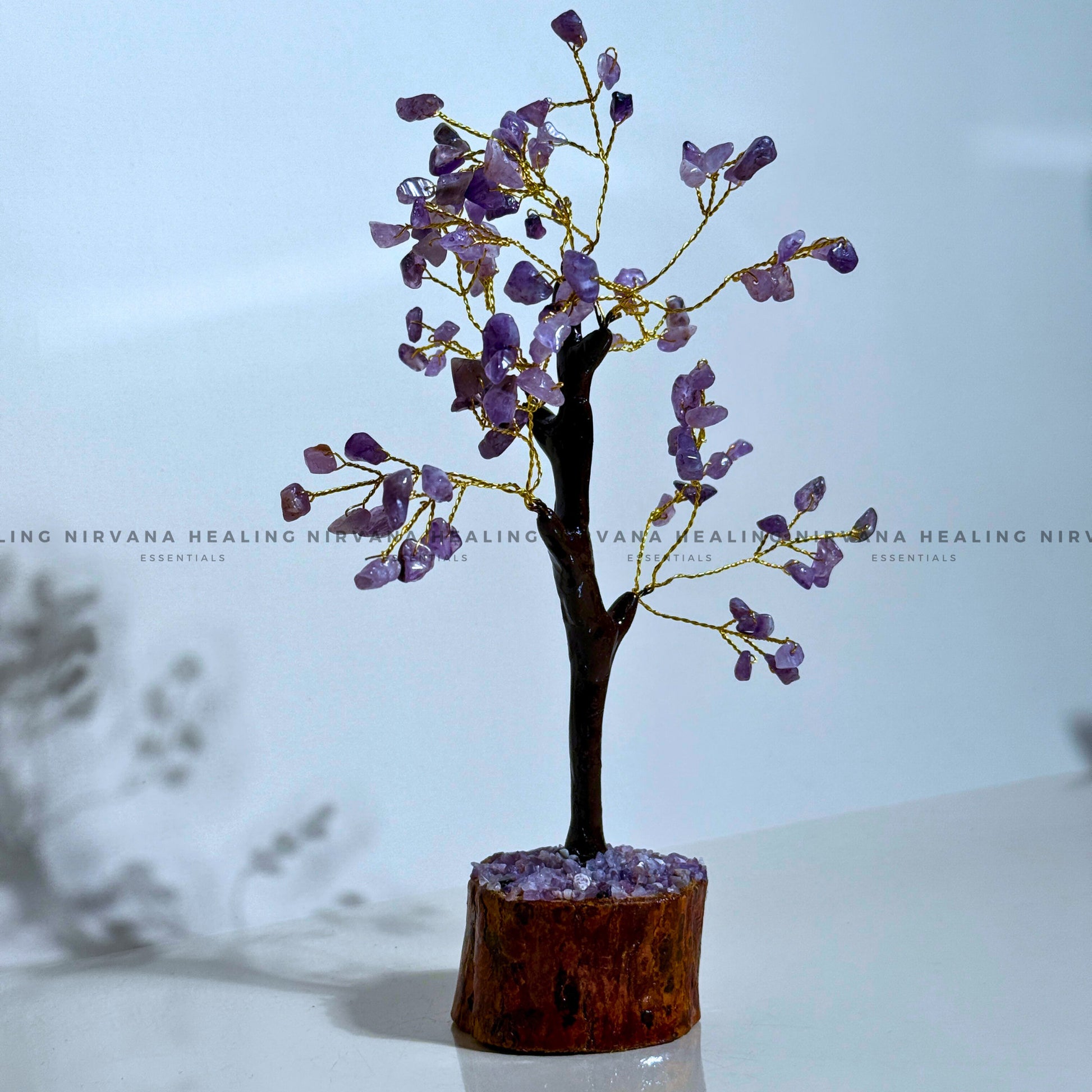 AMETHYST CRYSTAL TREE Approx 100 Beads (Meditation, Stress Reduction, Intuition and Manifestation) image 2