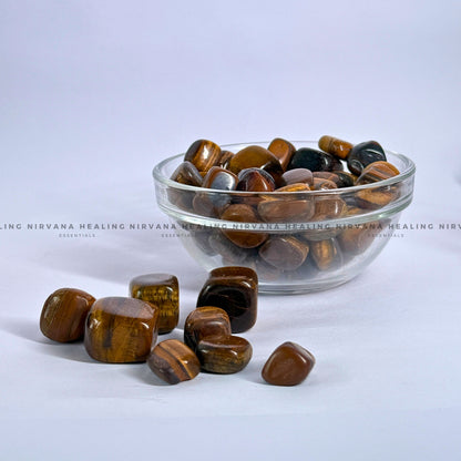 TIGER EYE TUMBLE STONES (Bold, Courage, Willpower And Strength). image 3