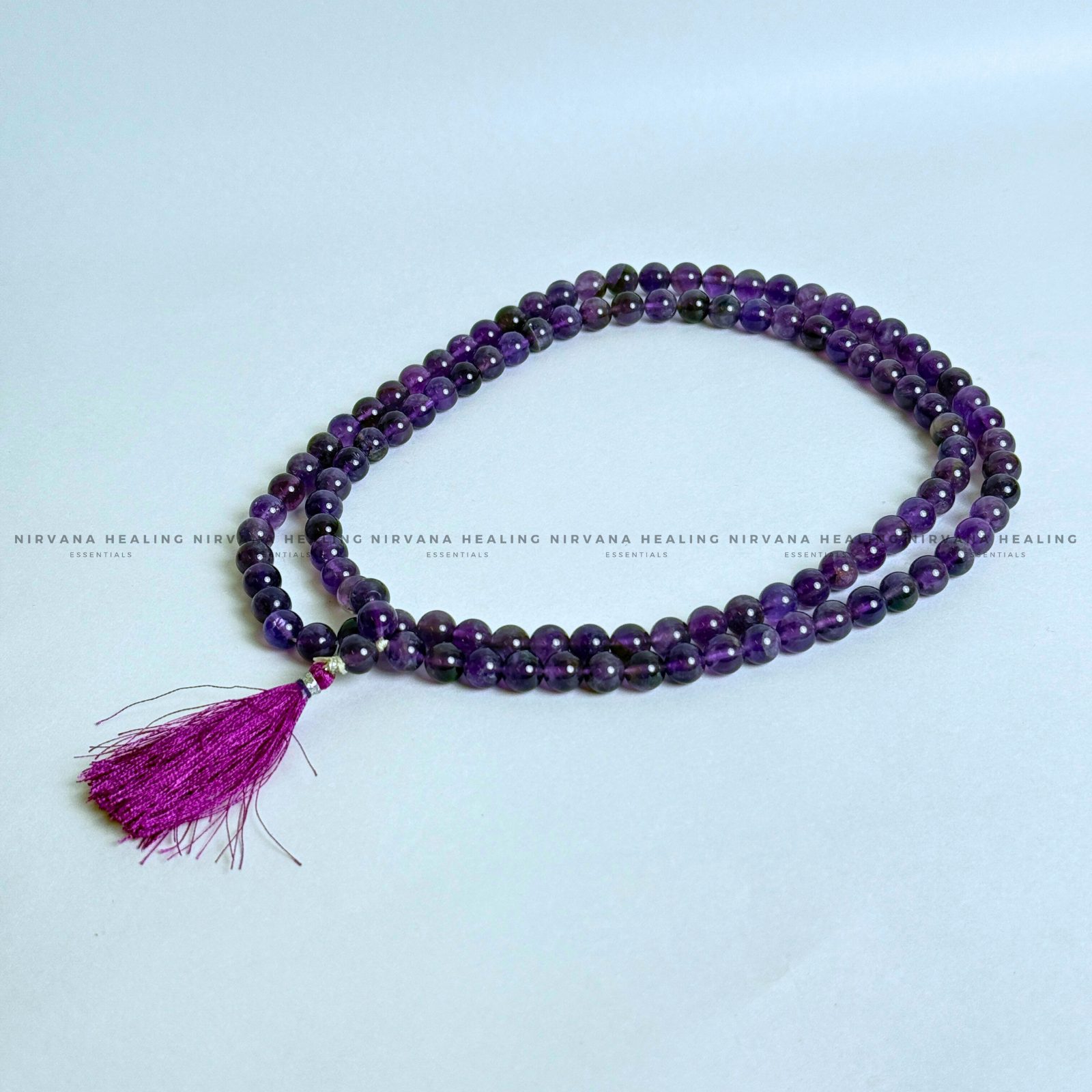AMETHYST MALA (Meditation, Stress Reduction, Intuition and Manifestation) image 4