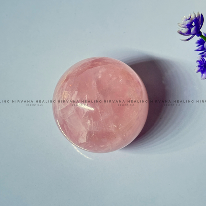 ROSE QUARTZ SPHERE (Love, Romance, Relationship, Emotion And Balance) image 2