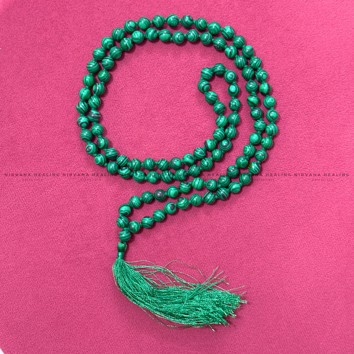MALACHITE MALA (Transformation, Pain Reliever And Emotional Healing) image 2