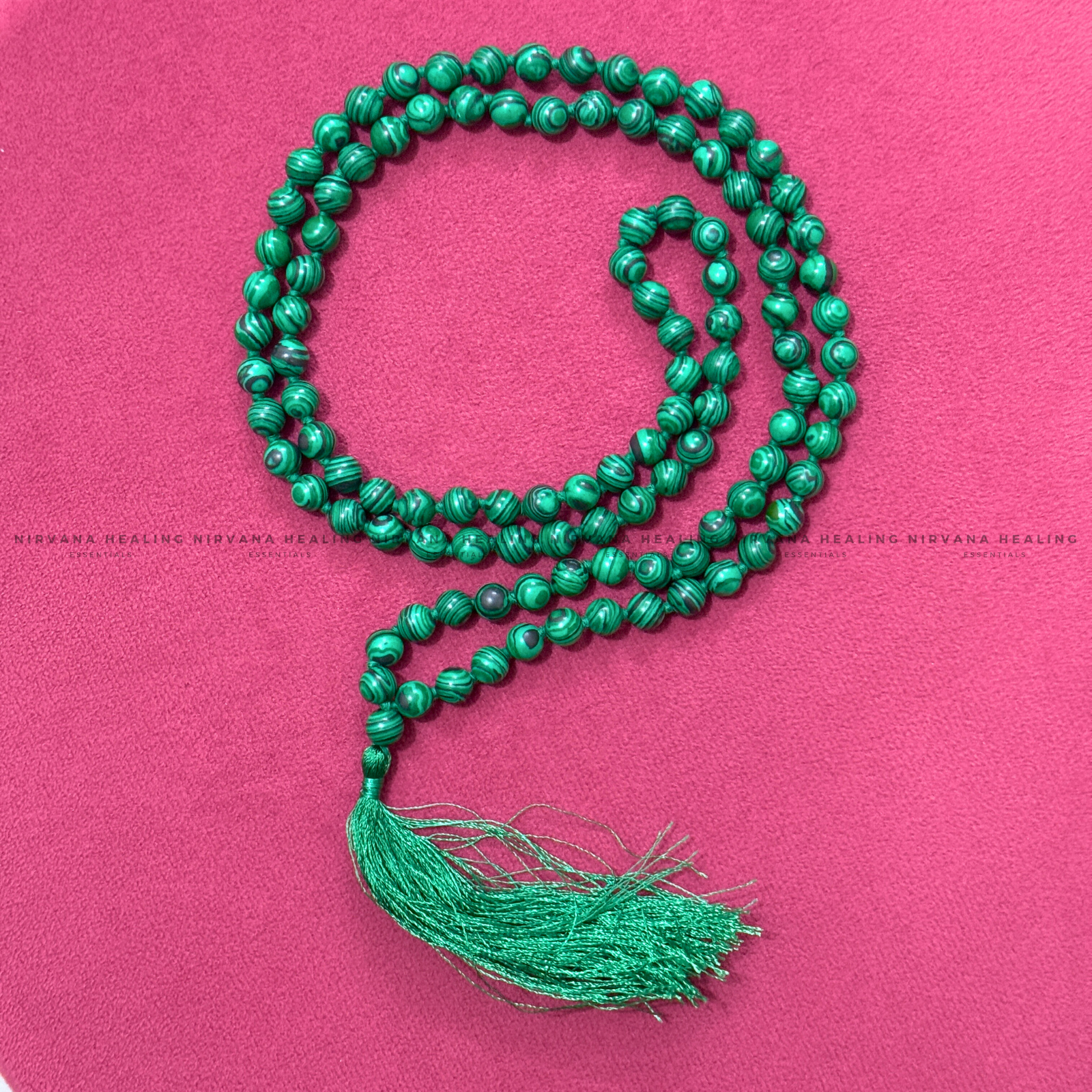 MALACHITE MALA (Transformation, Pain Reliever And Emotional Healing) image 2