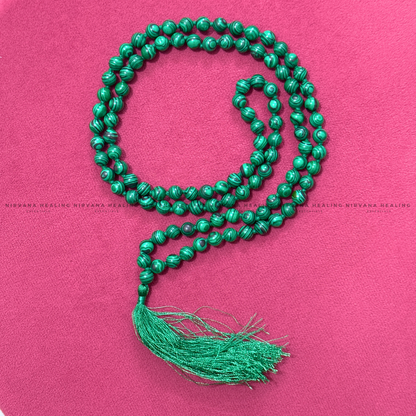 MALACHITE MALA (Transformation, Pain Reliever And Emotional Healing) image 2