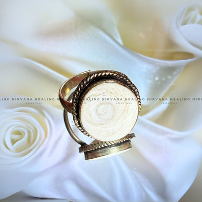 GOMTI ROUND RING (Ring of Divine Protection, Prosperity & Balance) image 3
