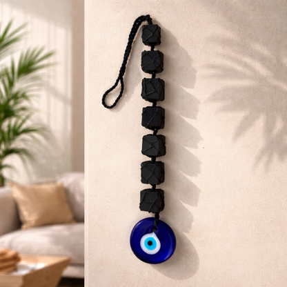 BLACK TOURMALINE CUBES HANGING - Protection, Shielding & Grounding image 0