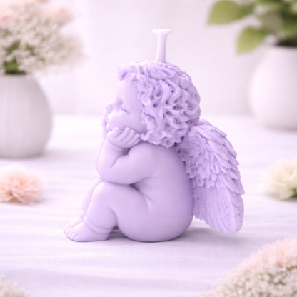 GUARDIAN ANGEL CANDLE (Made From Natural Beeswax) image 2
