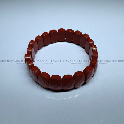 RED JASPER PYRAMID BRACELET (Immunity, Strength, Health And Pain Relief) image 2